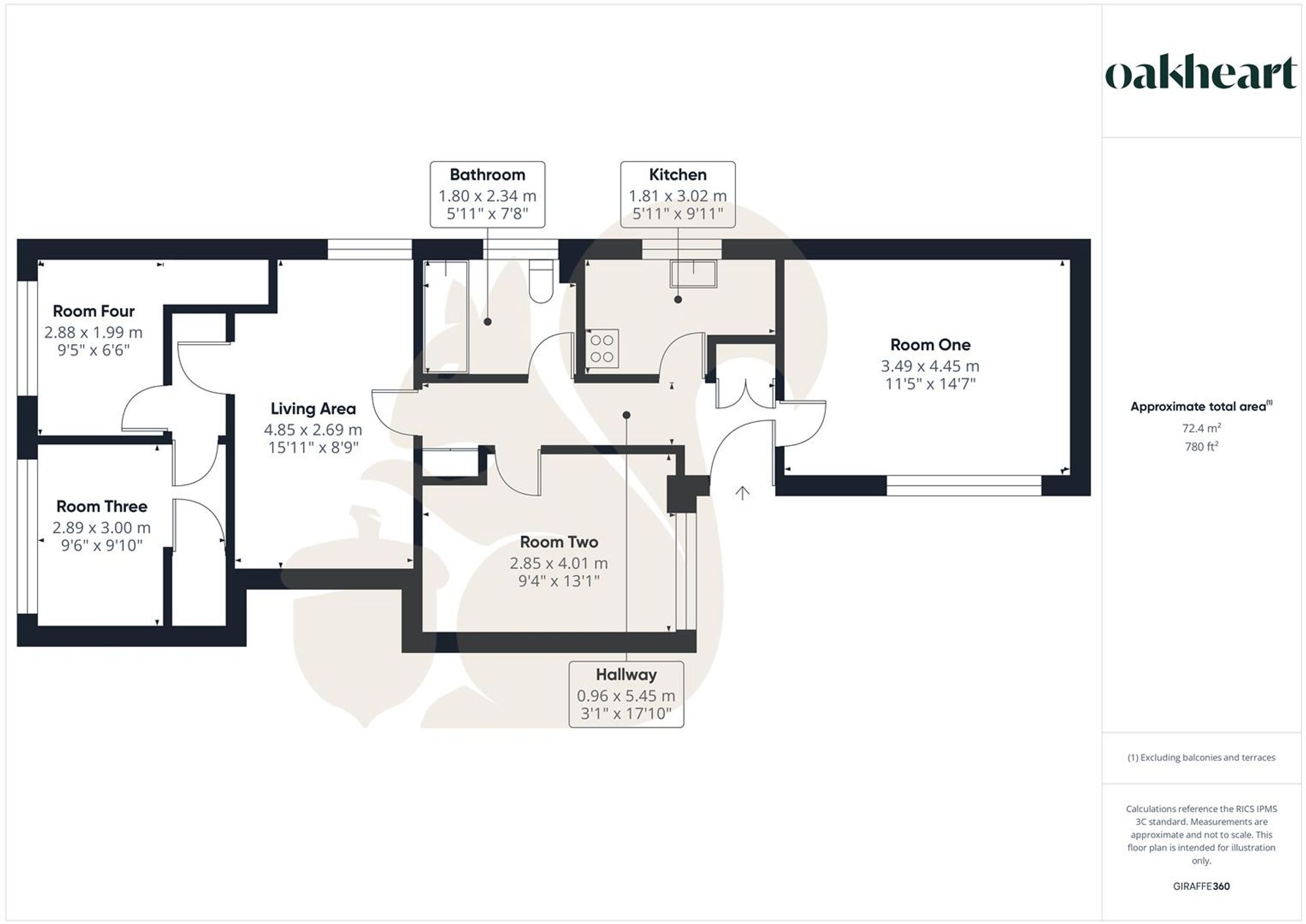 Room 1 135 Sunrise Avenue, Chelmsford floorplan