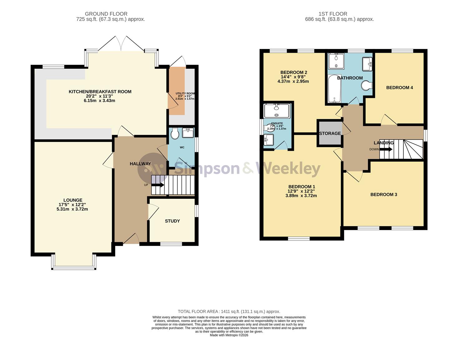 Prospero Drive, Wellingborough floorplan