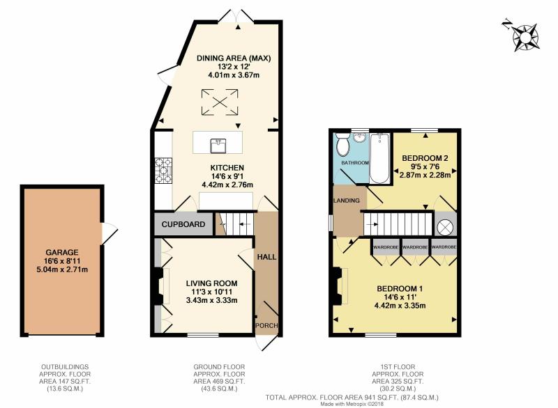 2 Bedrooms Semi-detached house for sale in Alexandra Road, Warlingham CR6