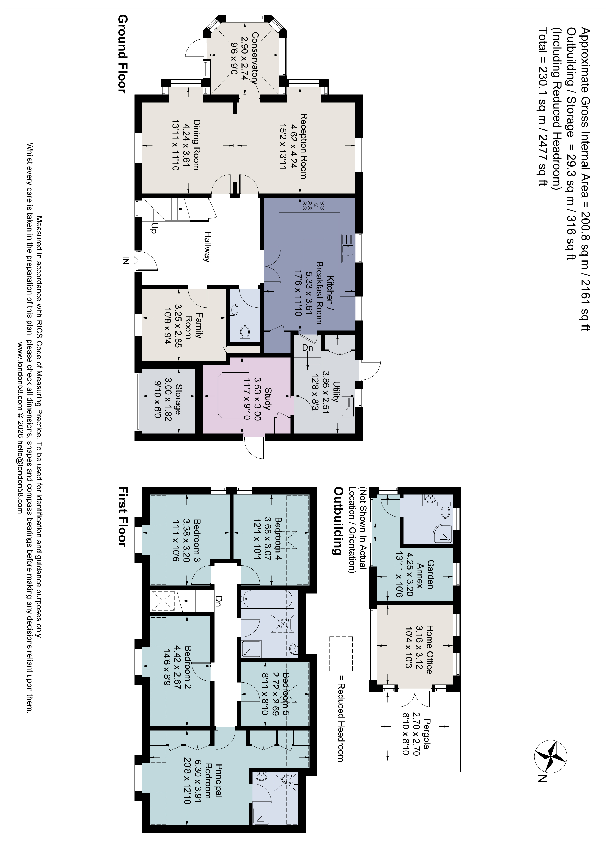 Sunrise,, Shere Road, Leatherhead floorplan