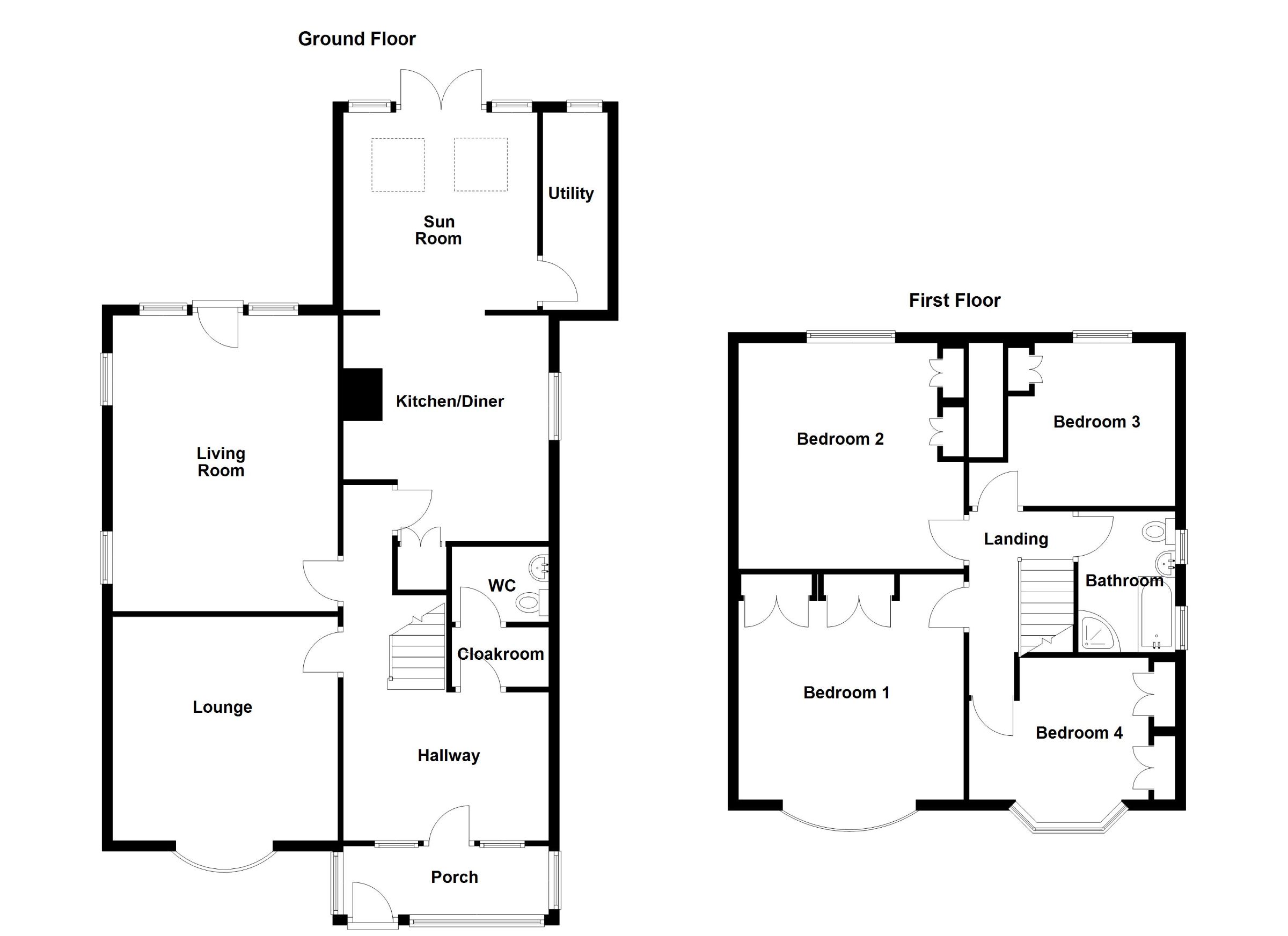 12 Broadway, Morecambe floorplan