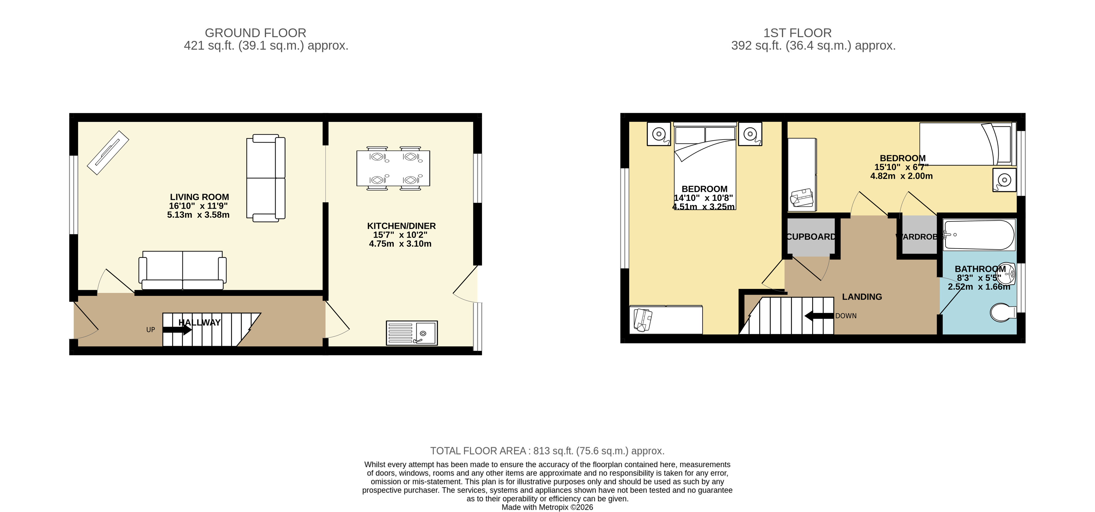 13, Hastings Walk, East  Yorkshire floorplan