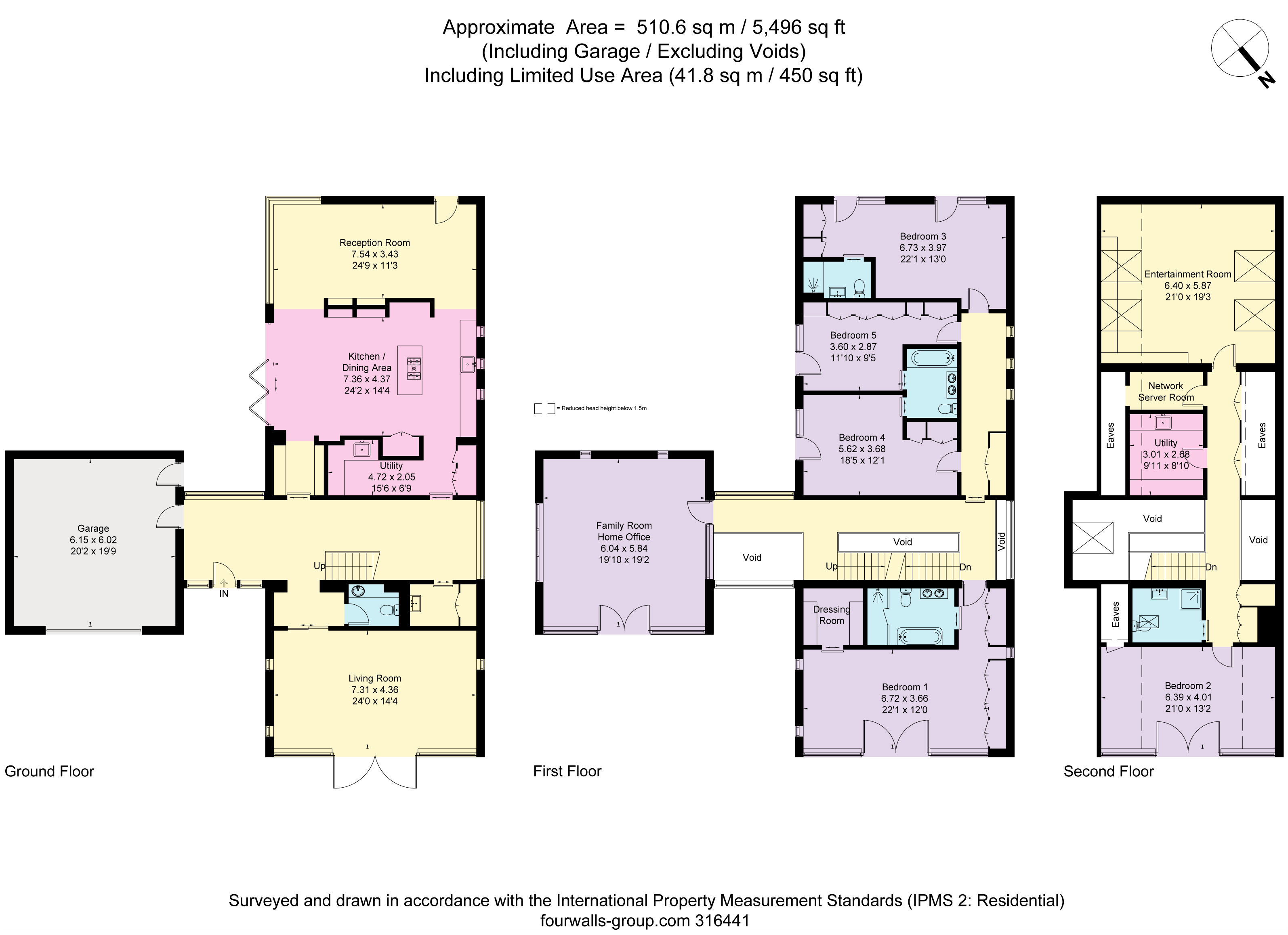 Longcross Road, Chertsey floorplan