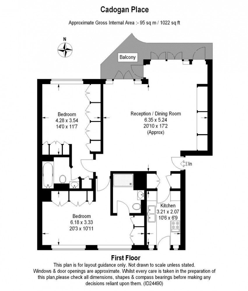 2 Bedrooms Flat to rent in Cadogan Place, Belgravia SW1X