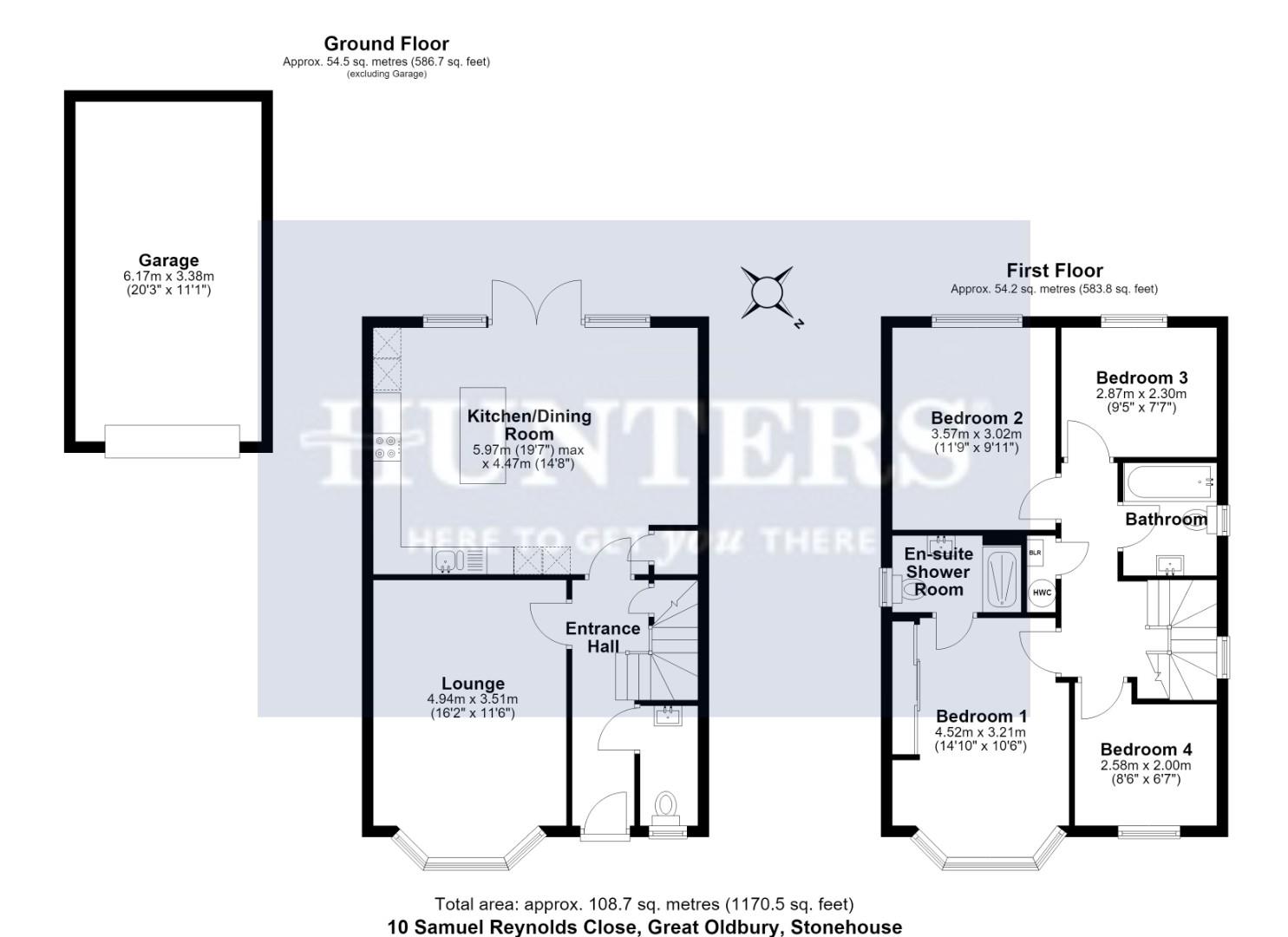 10, Samuel Reynolds Close, Stonehouse floorplan