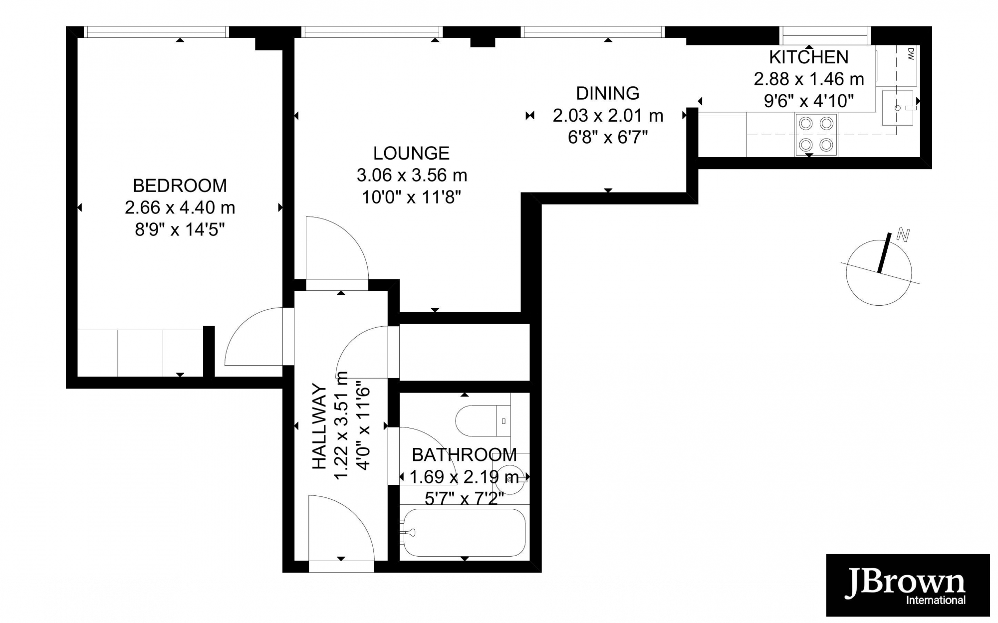 Flat 20 Prospero House, Prospero House, London floorplan