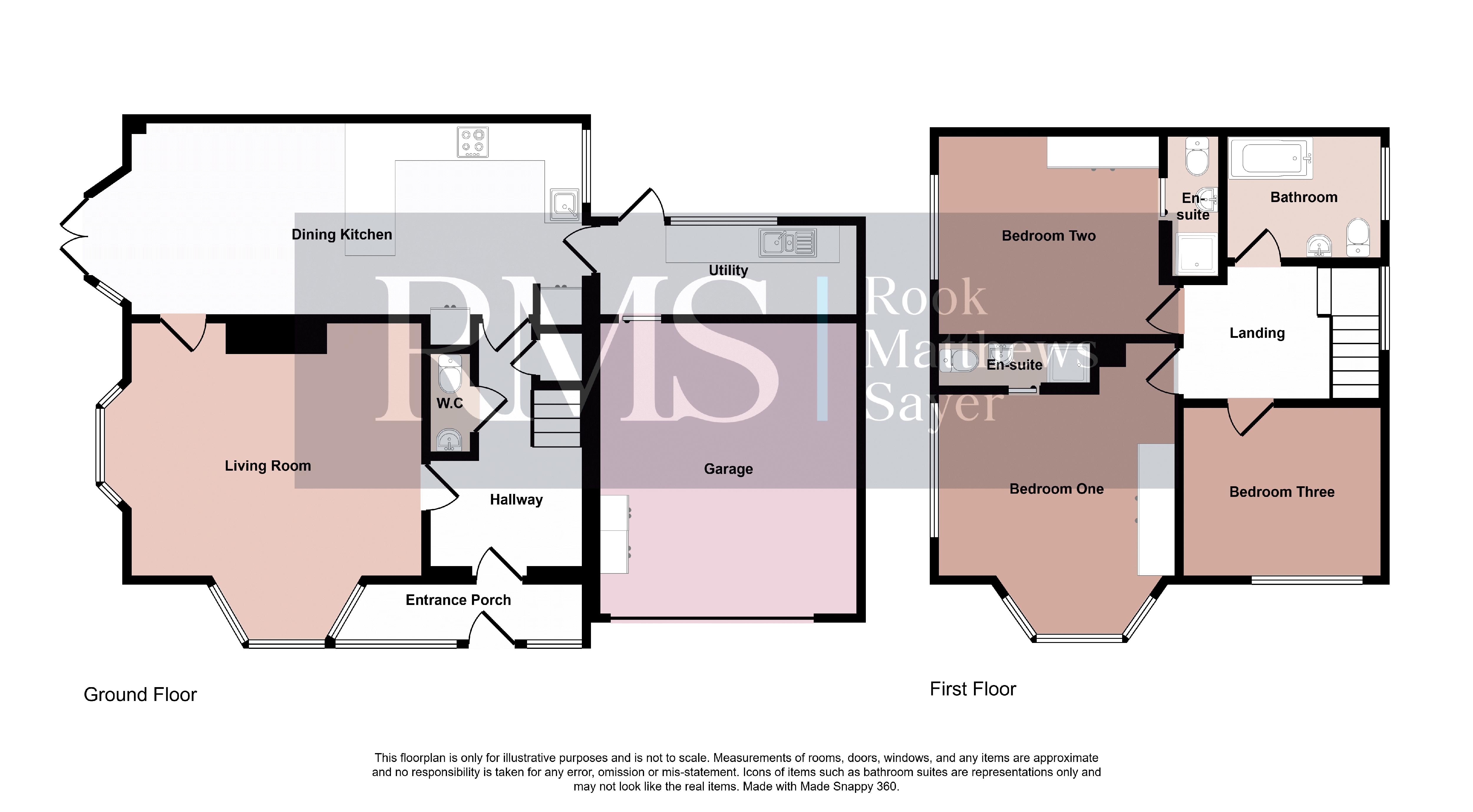 1, Willoughby Drive, Whitley Bay floorplan