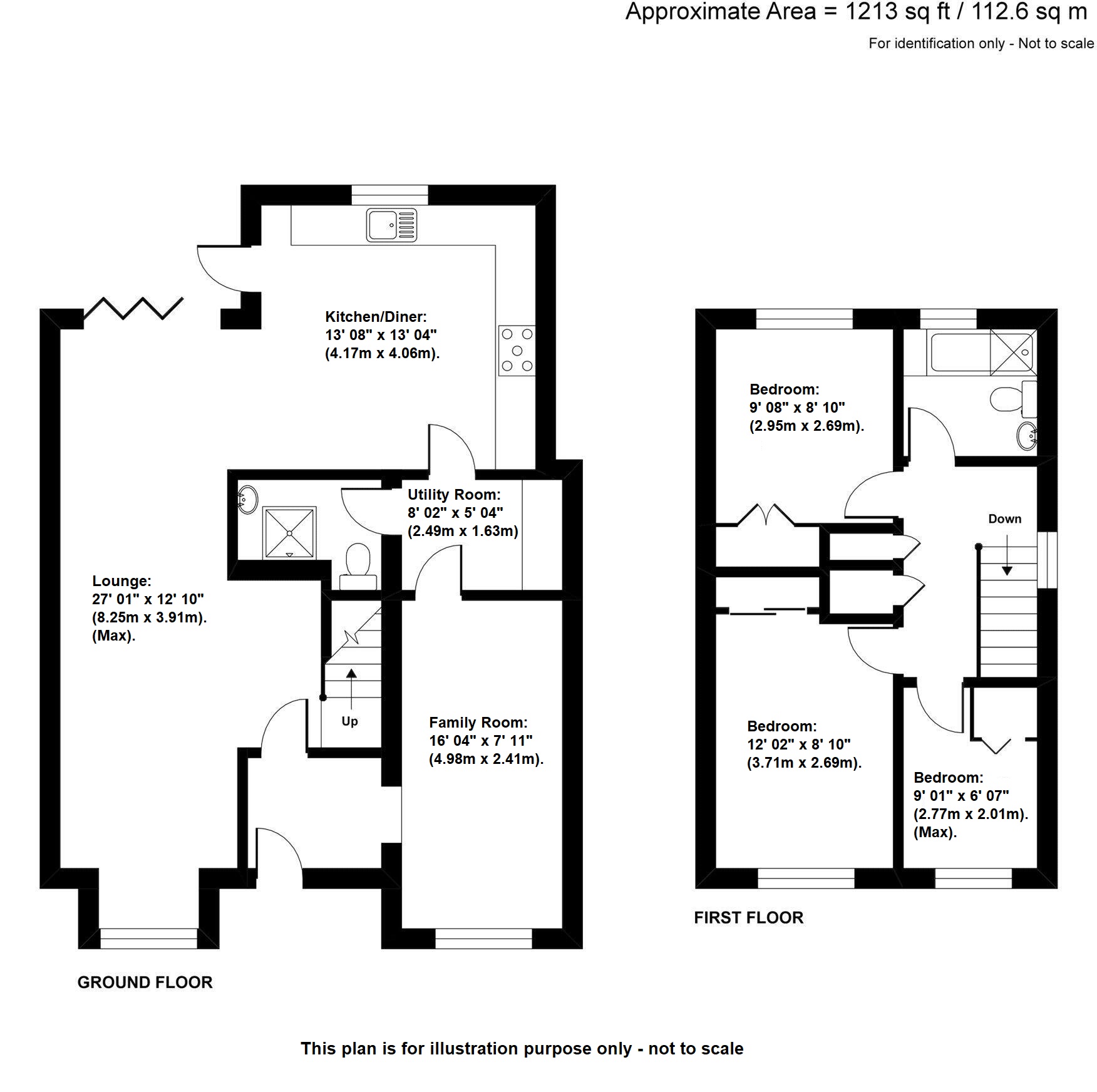 12, Marsden Way, Orpington floorplan