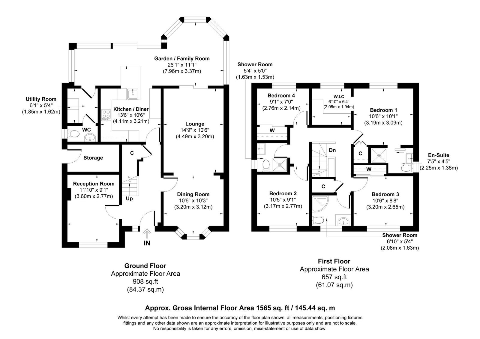 3, Donnington Close, Leigh floorplan