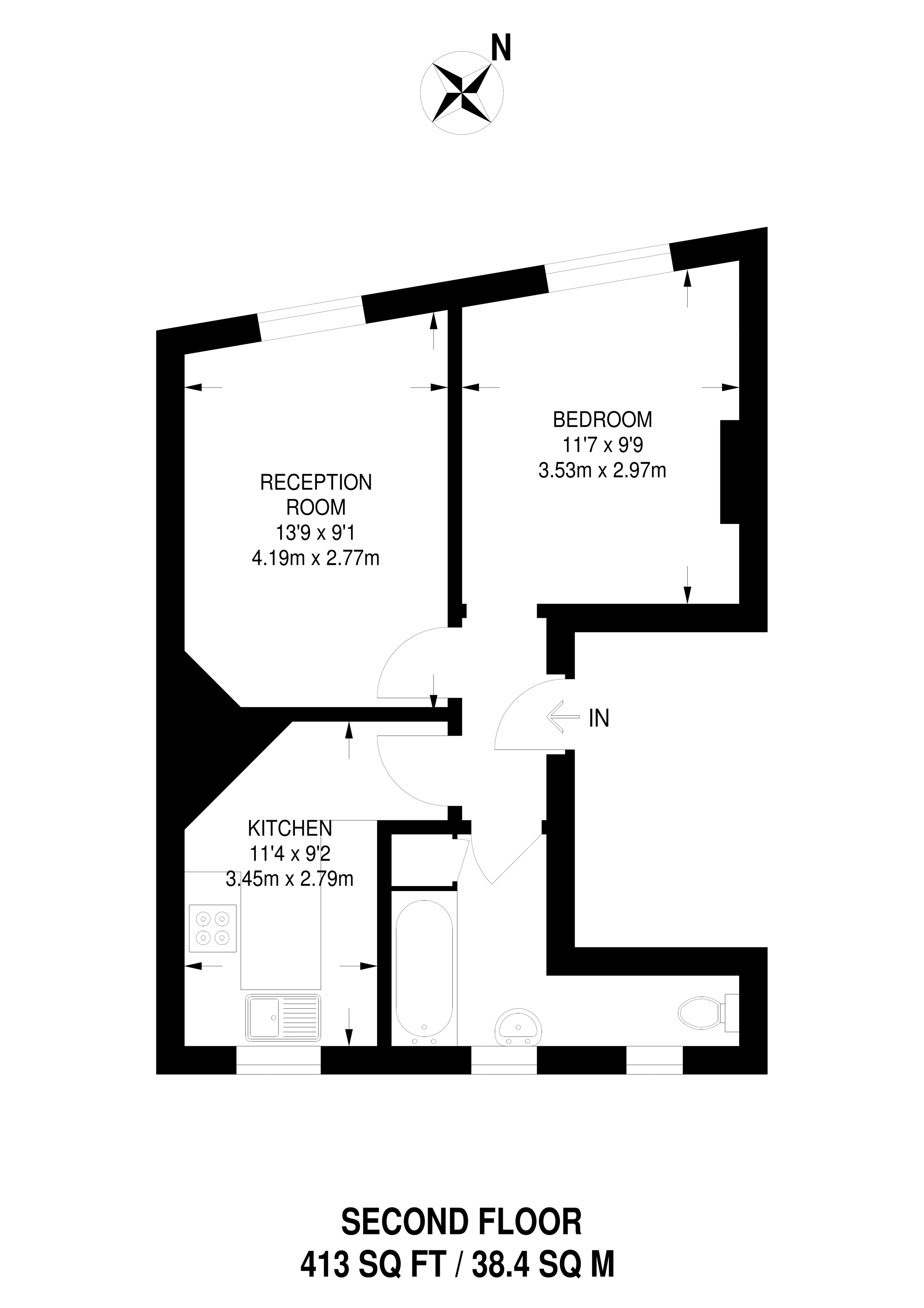 1 Bedrooms Flat to rent in Northolt Road, South Harrow HA2