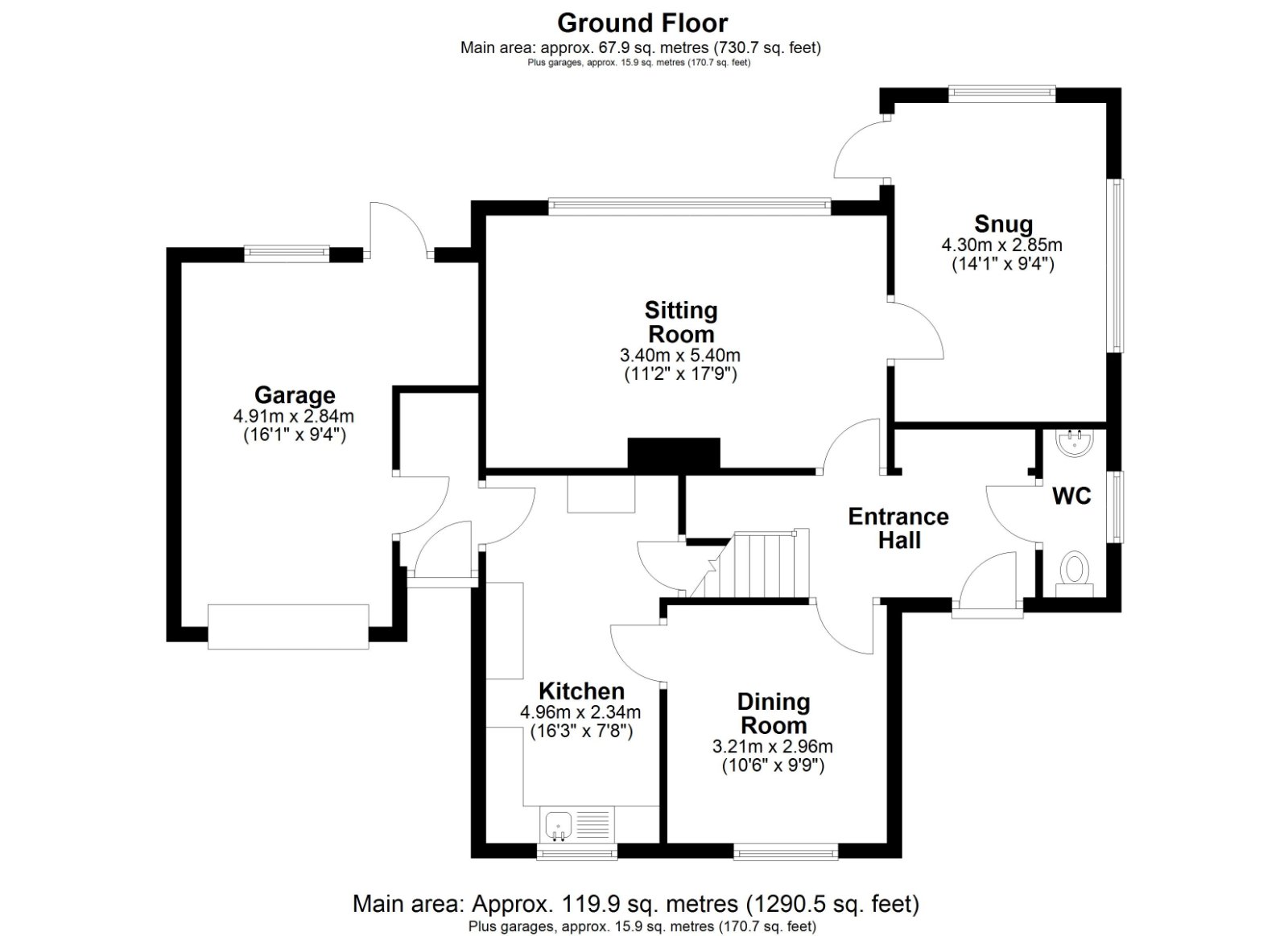 3, St. Lawrence Close, Salisbury floorplan