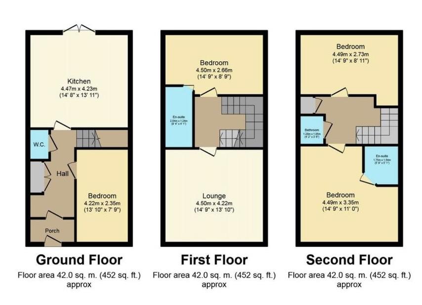 41, Monument Drive, Barnsley floorplan