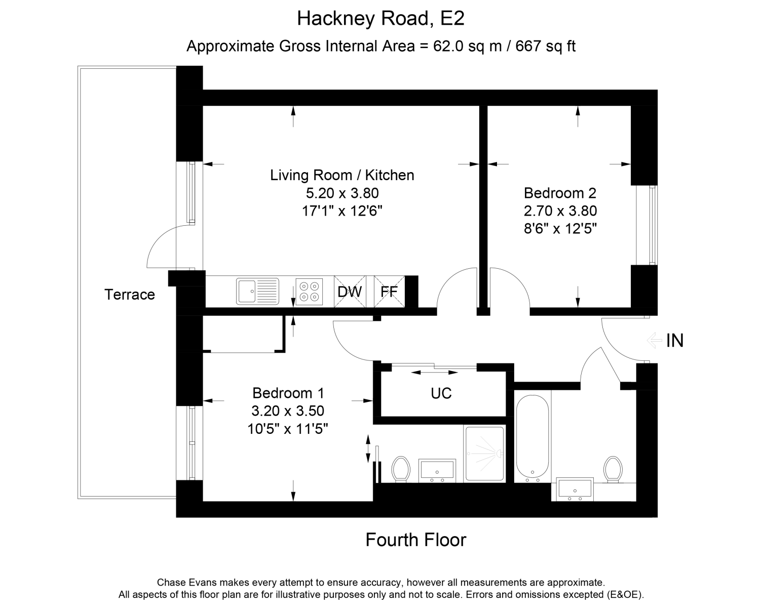 Flat 23 Hkr Hoxton, Hoxton floorplan