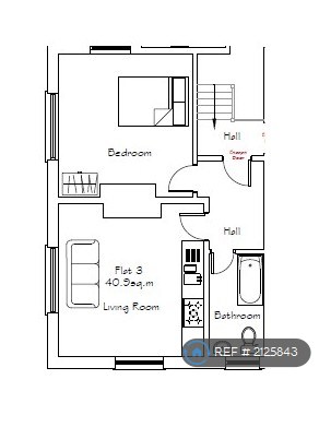 Flat, The Avenue, Southampton floorplan