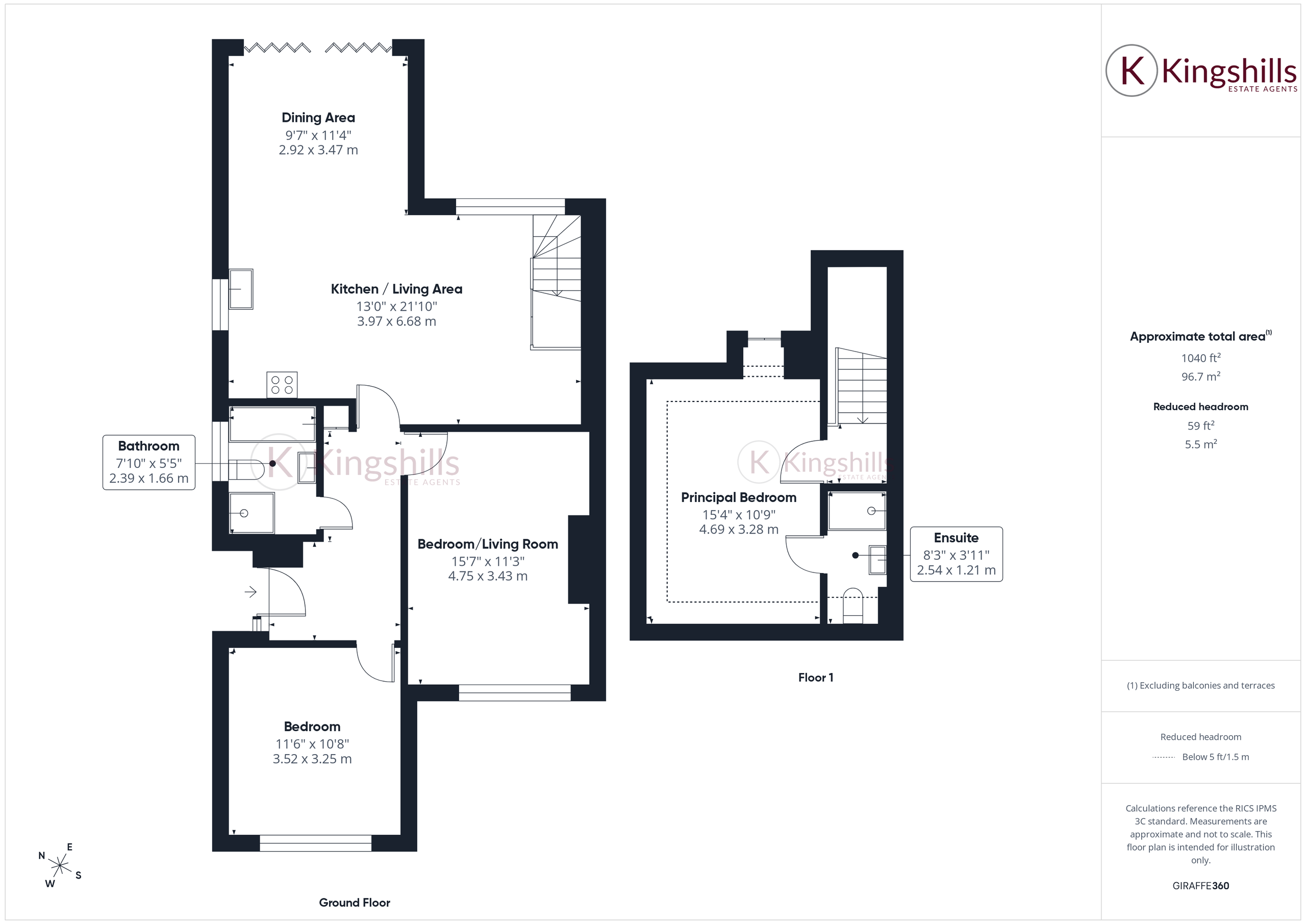 Tip Top, Spurlands End Road, High Wycombe floorplan