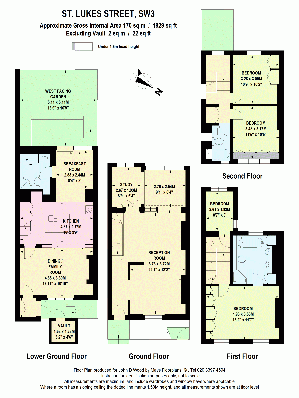 4 Bedrooms Terraced house for sale in St Lukes Street, Chelsea, London SW3
