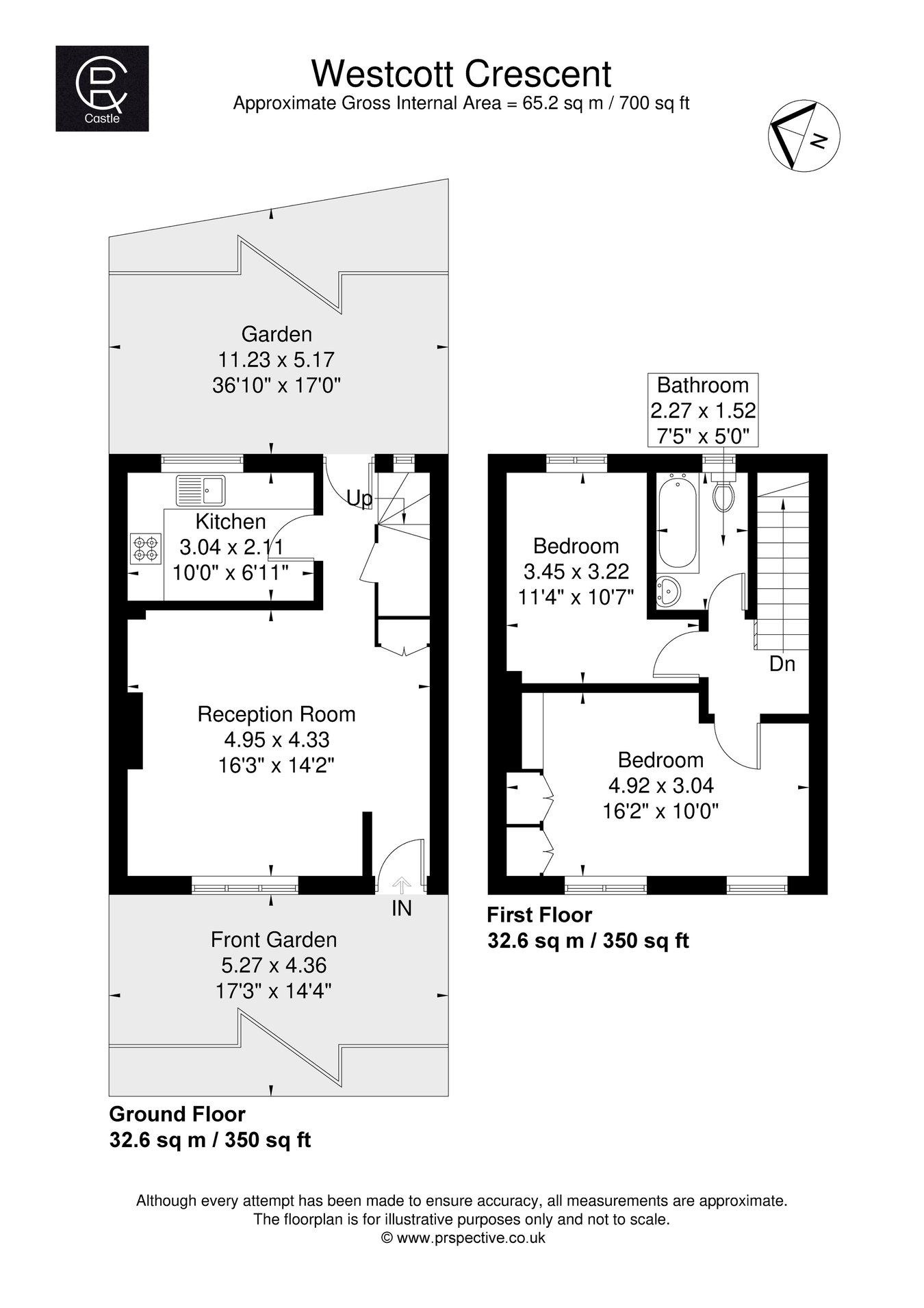 135, Westcott Crescent, London floorplan