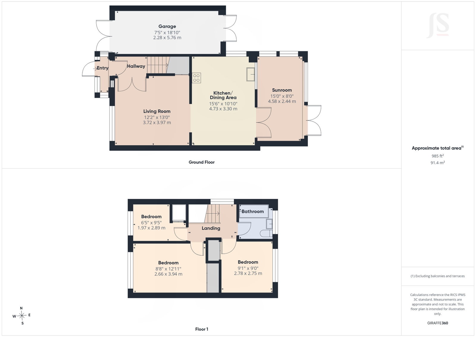 18, Edmonton Road, Worthing floorplan