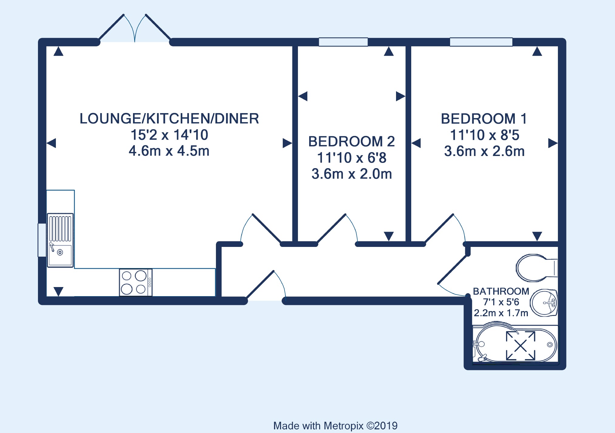 2 Bedrooms Flat for sale in Savoy Road, Brislington, Bristol BS4