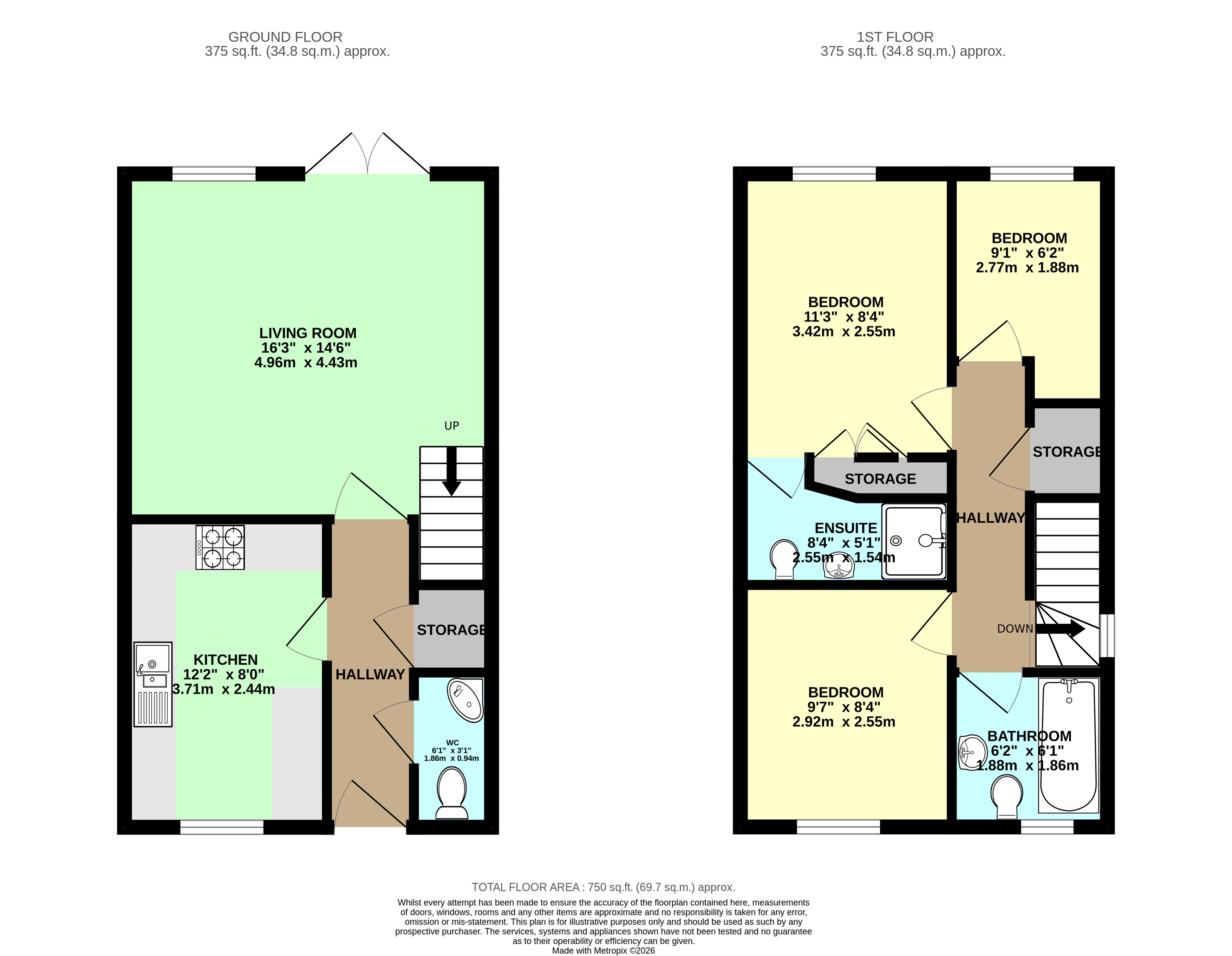17, St Marys Walk, Hambleton floorplan