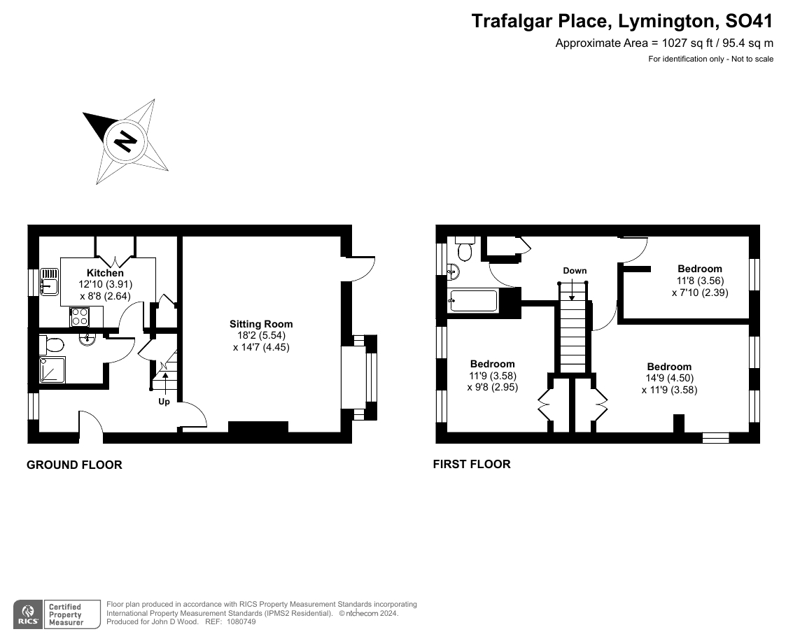 5, Trafalgar Place, Lymington floorplan