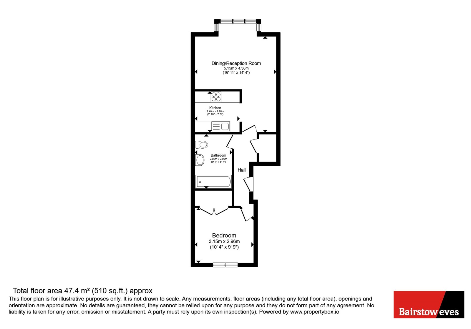 40, Cairo Road, London floorplan