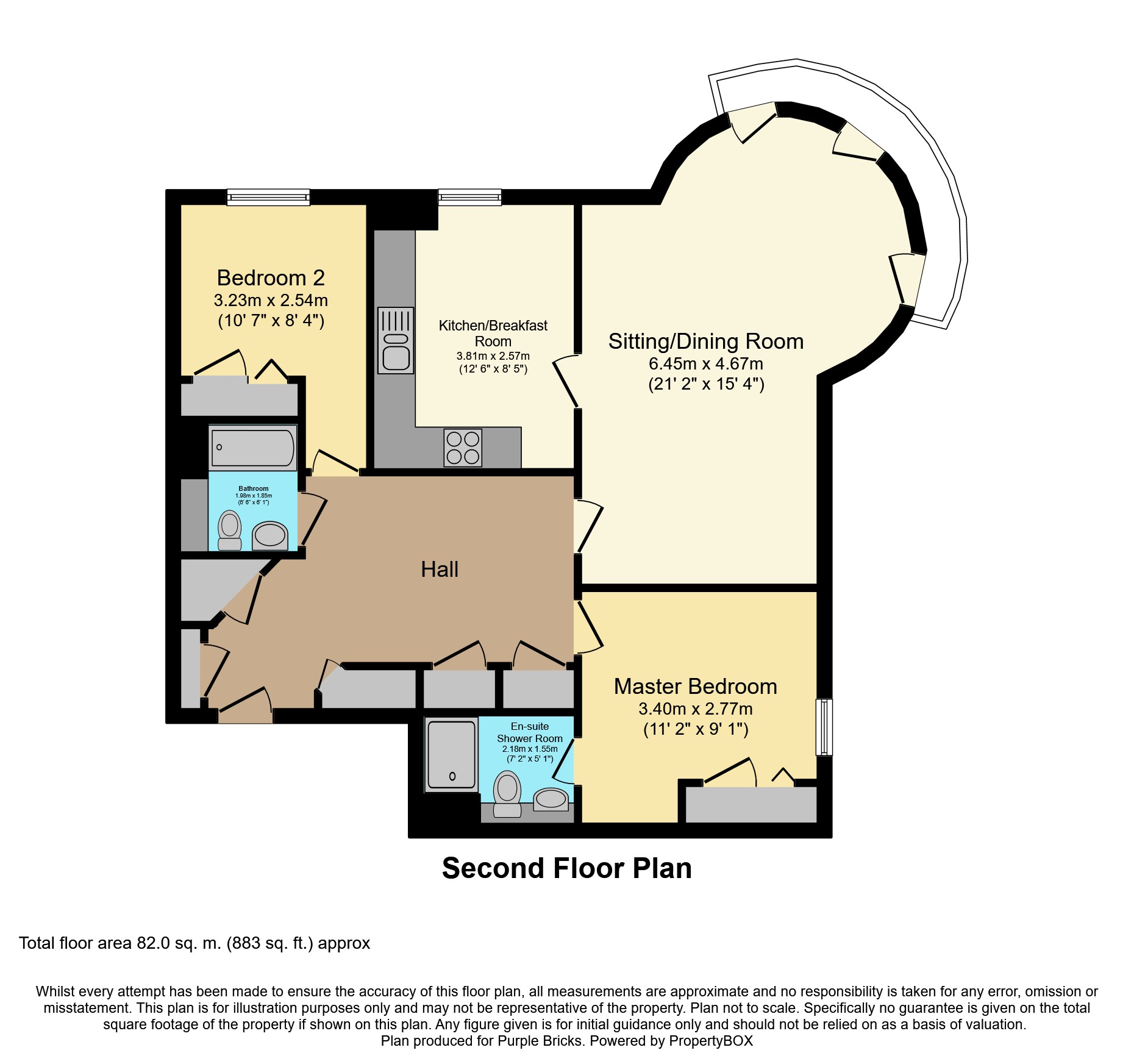 2 Bedrooms Flat for sale in 12 Constitution Place, Edinburgh EH6