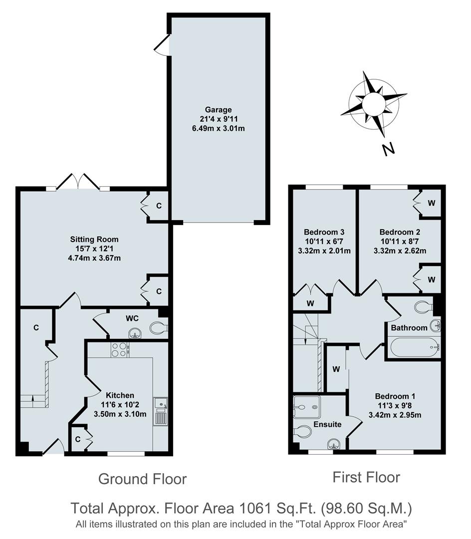 3, Cottongrass Road, Didcot floorplan