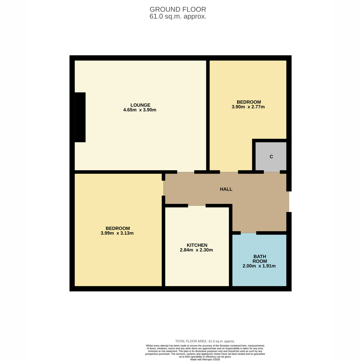 121, Glenclova Terrace, Forfar floorplan