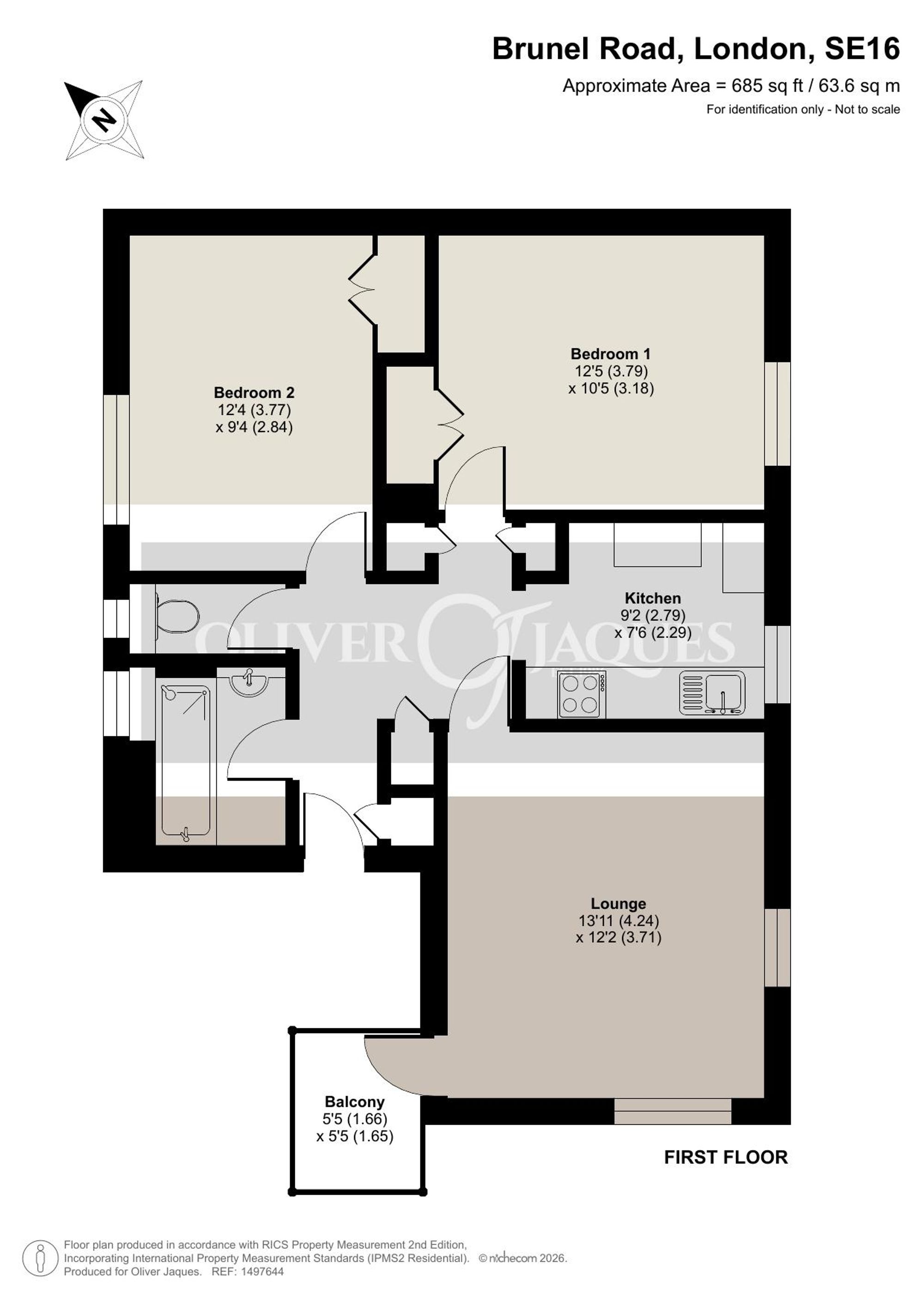 9 Brunel Road, London floorplan