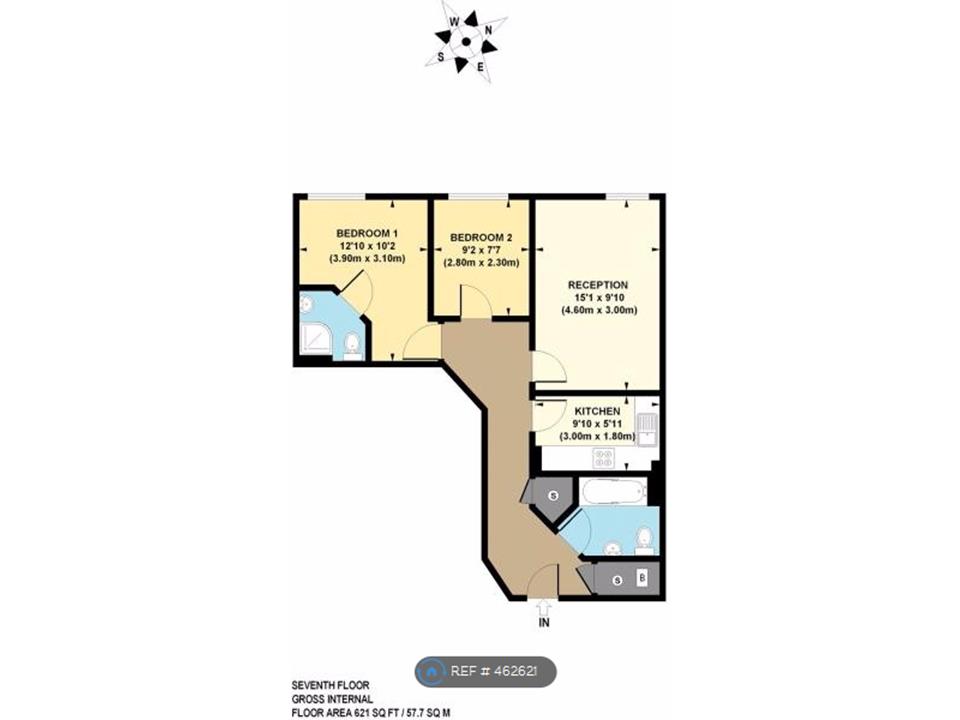 1 Bedrooms Flat to rent in Central House, London E15