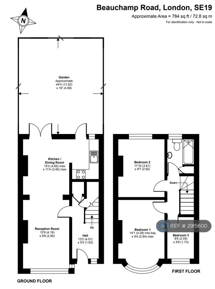 Beauchamp Road, London floorplan