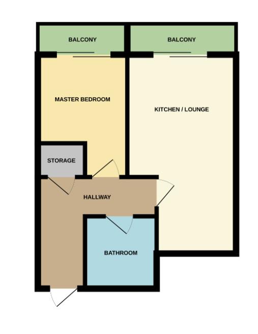 Apt 8.7A, Melia House, Manchester floorplan