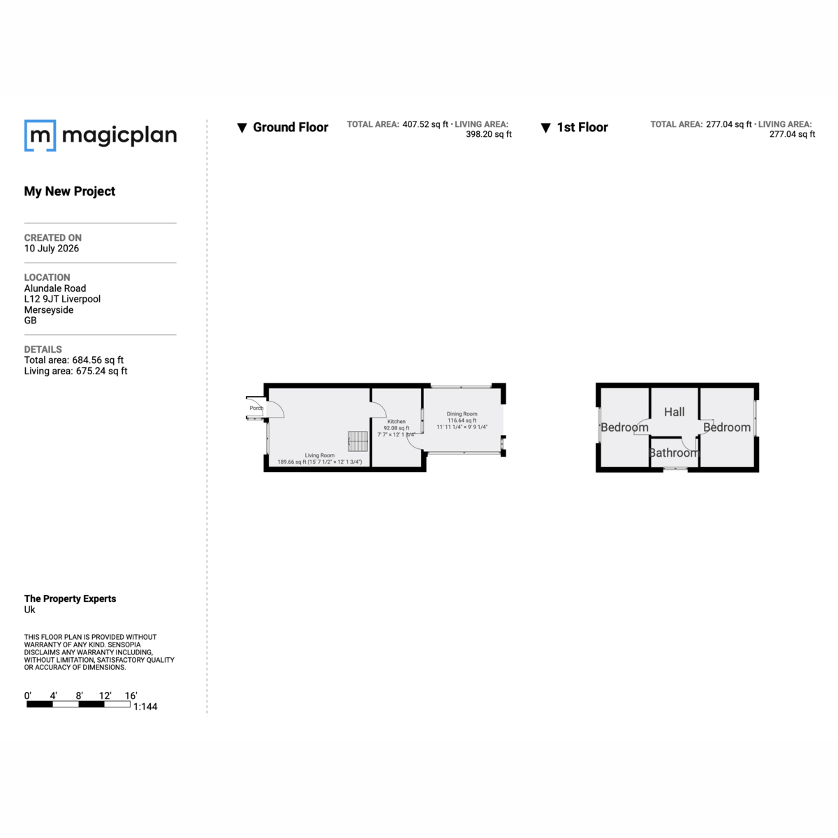 11, Alundale Road, Liverpool floorplan