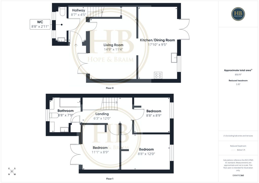 9, Riverside View, Larpool Lane floorplan