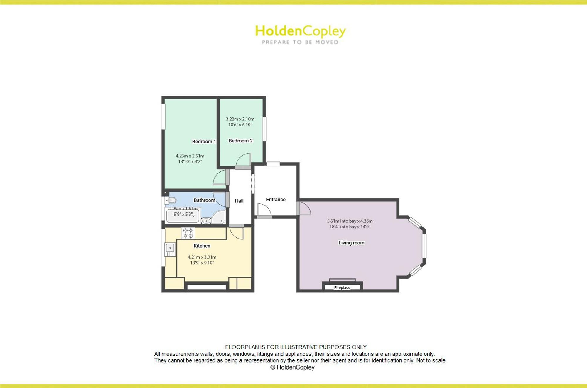 Flat 2, 50 Forest Road West, Nottingham floorplan