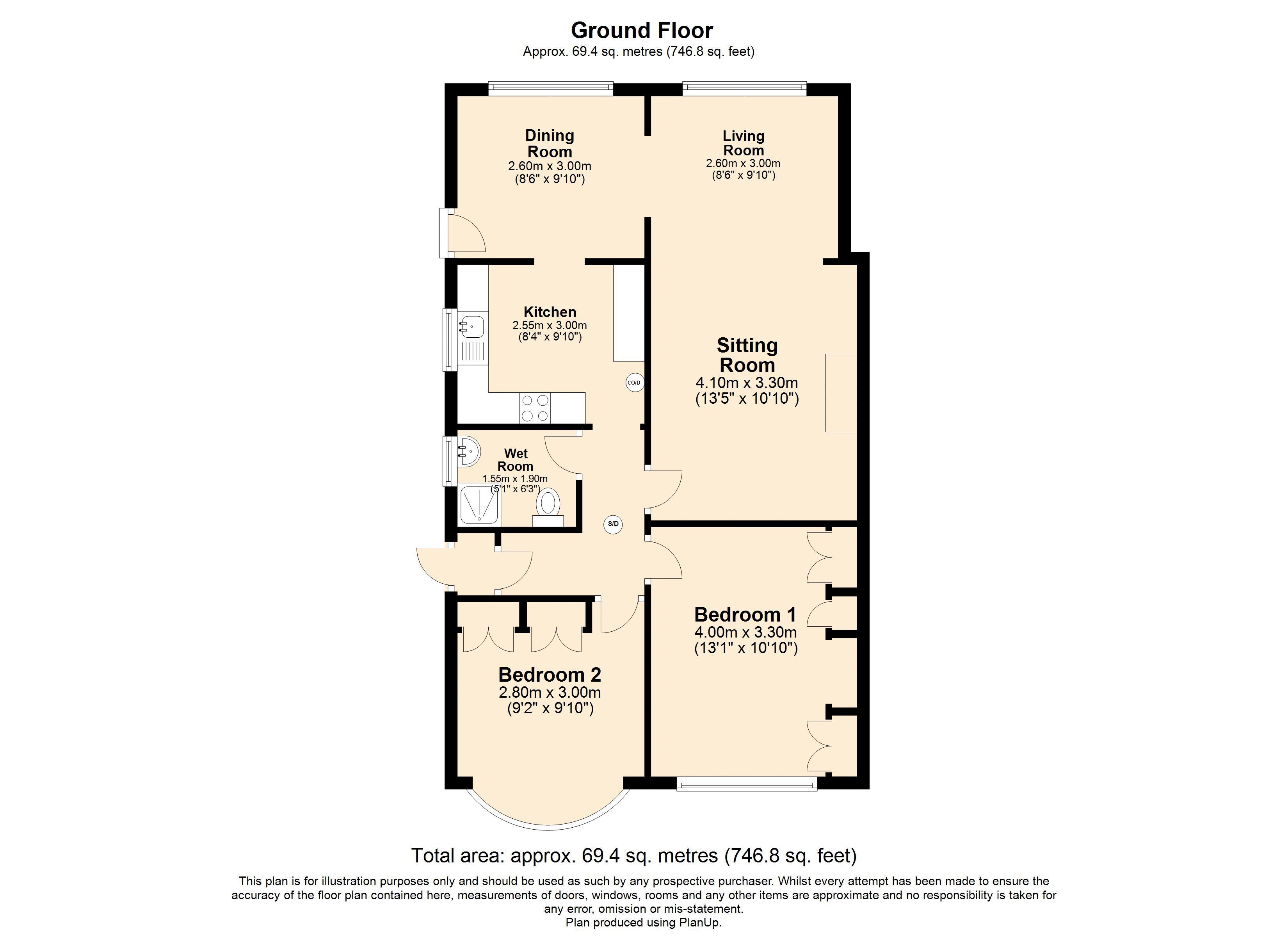 51, Islip Gardens, Northolt floorplan