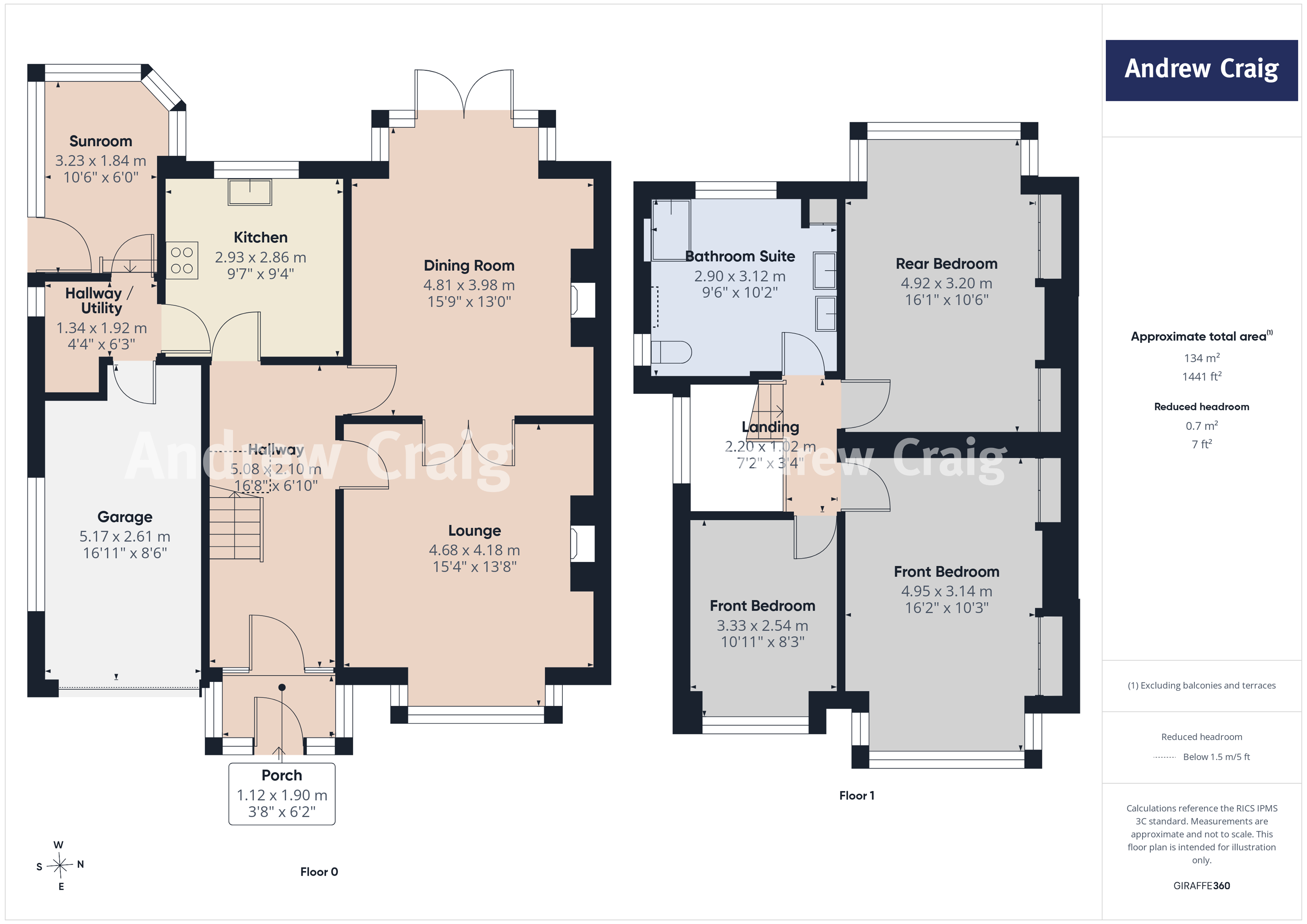 4 Limetrees Gardens, Low Fell floorplan