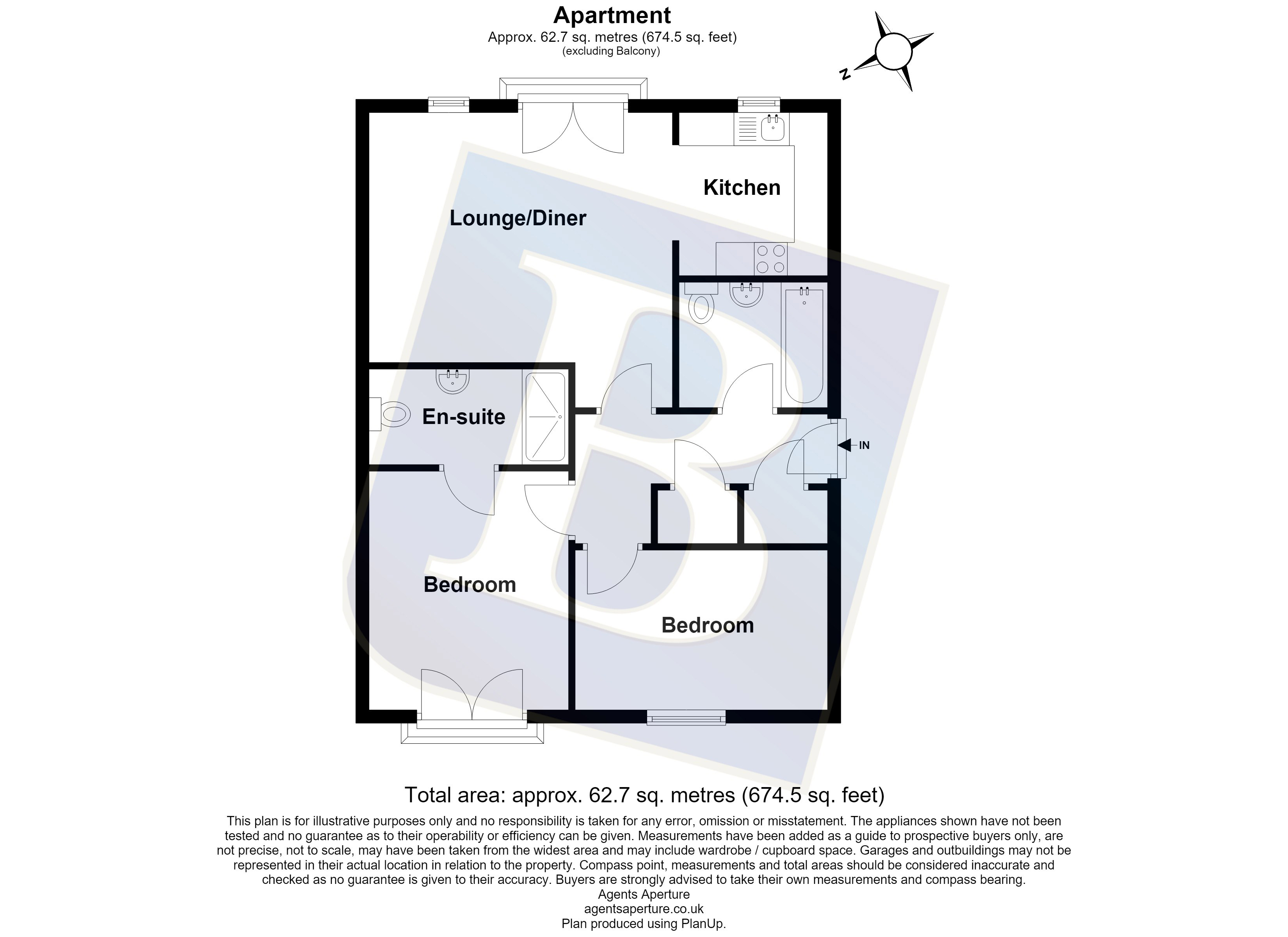 18, Warwick Crescent, Essex floorplan