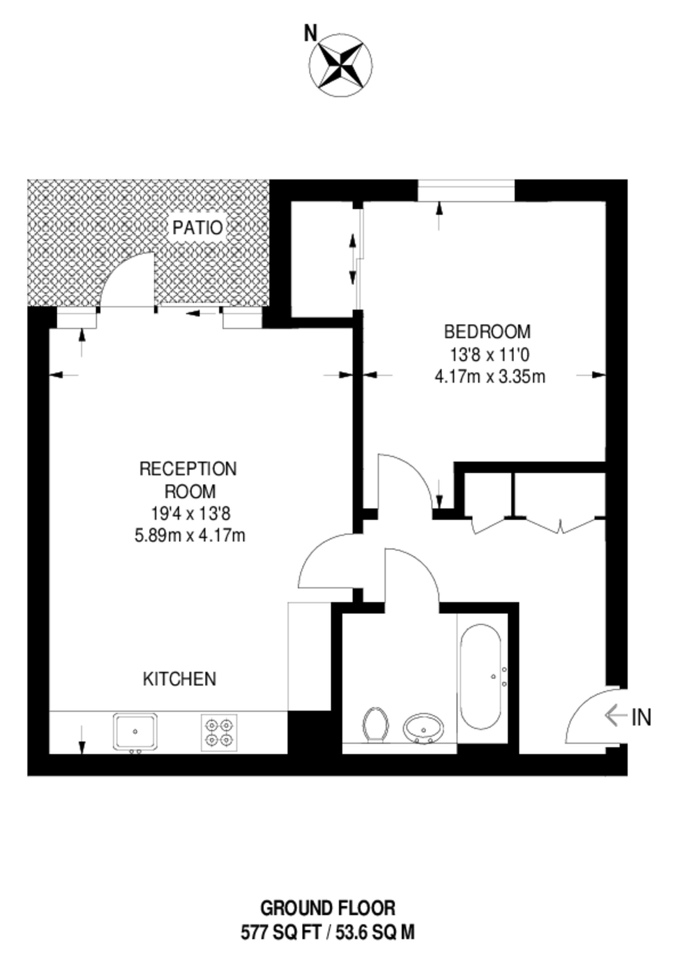 Pump House Crescent, Kew Bridge floorplan