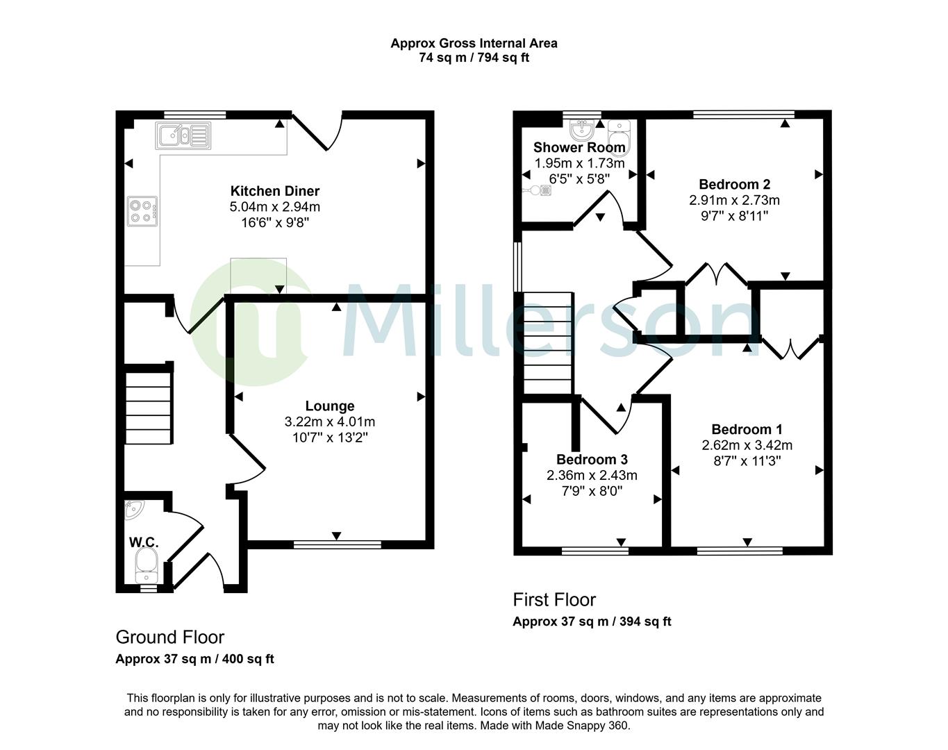 43, Roughtor Drive, Camelford floorplan