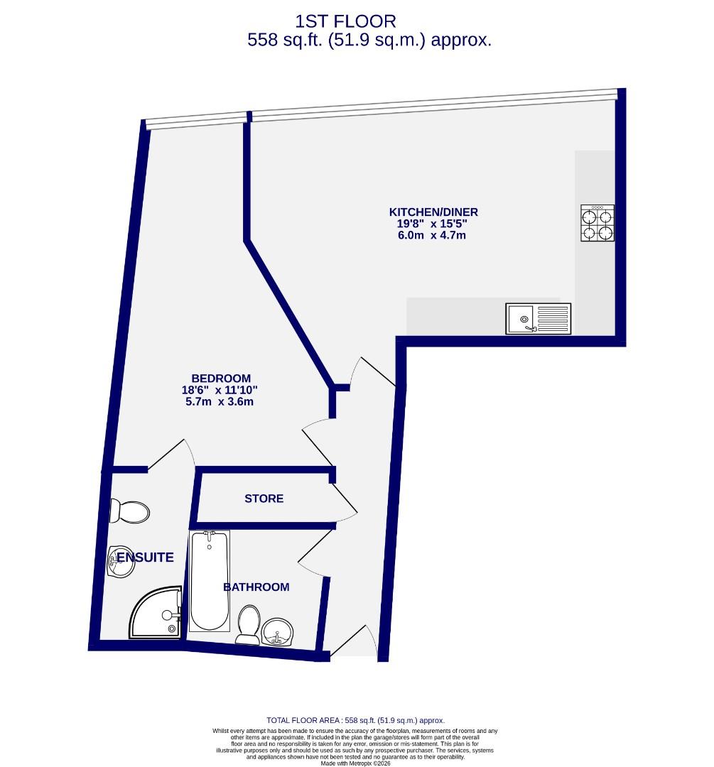 Apartment 3 Hunter House, 57, Goodramgate, York floorplan