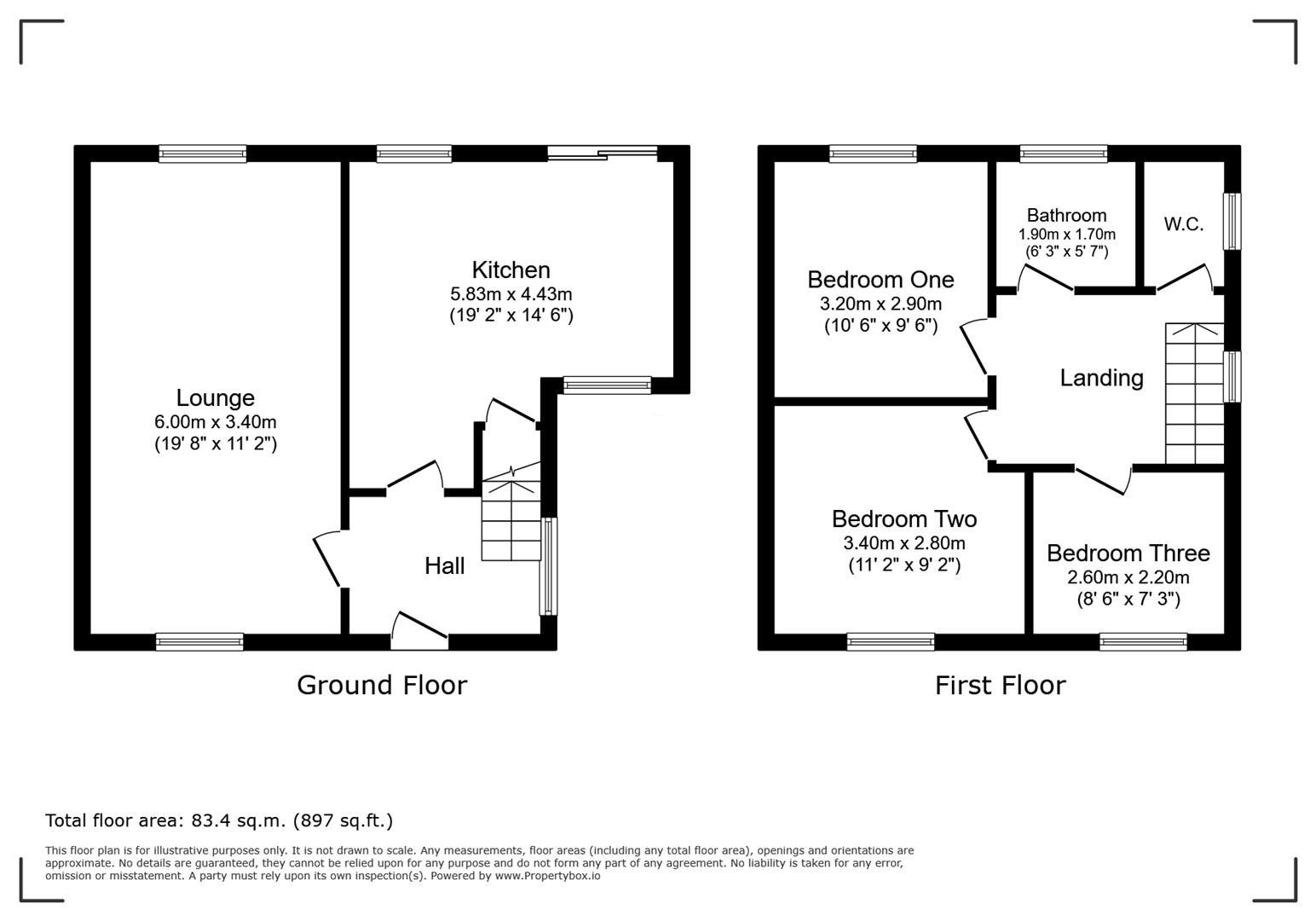 85, Grange Lane, Barnsley floorplan