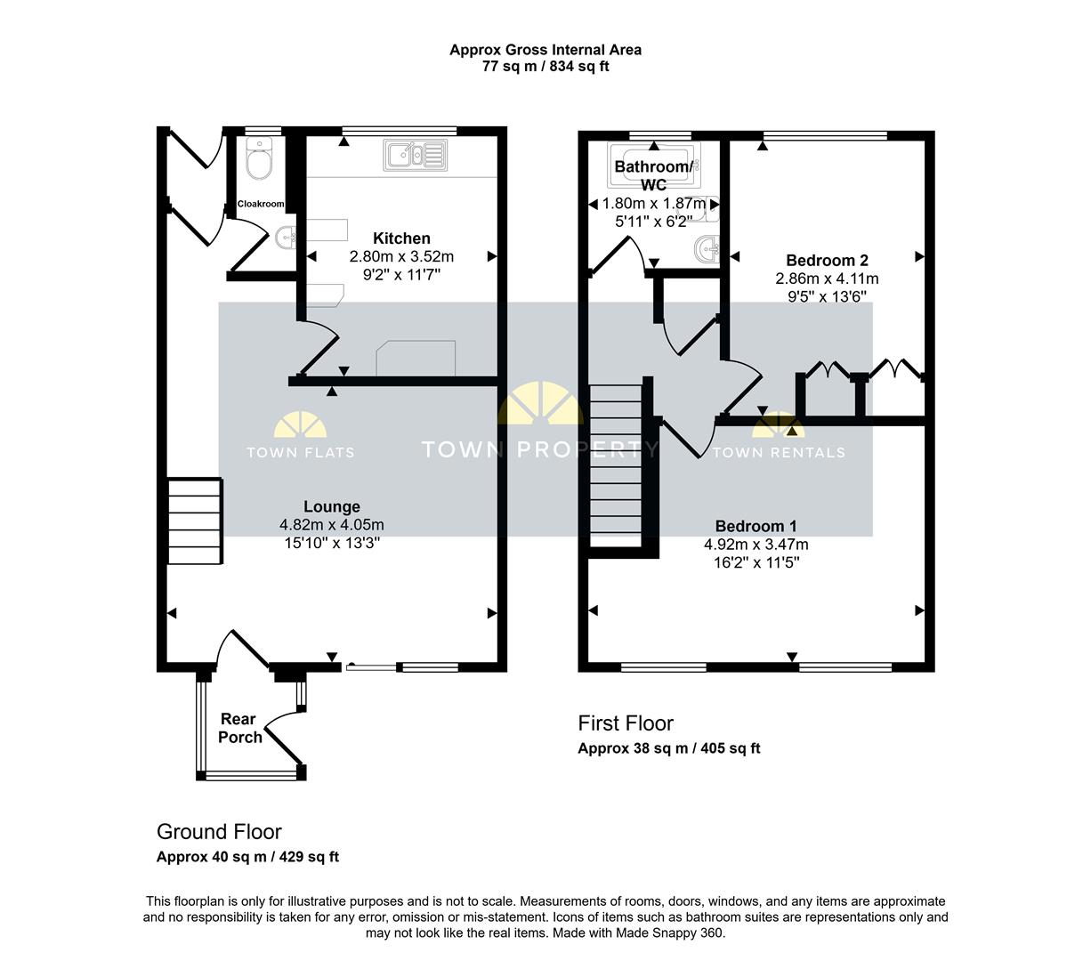 22, Lydd Close, Eastbourne floorplan