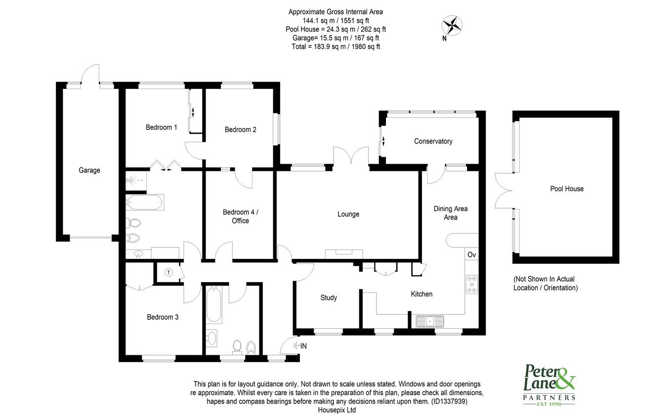 Maylands, Back Lane, Holywell floorplan