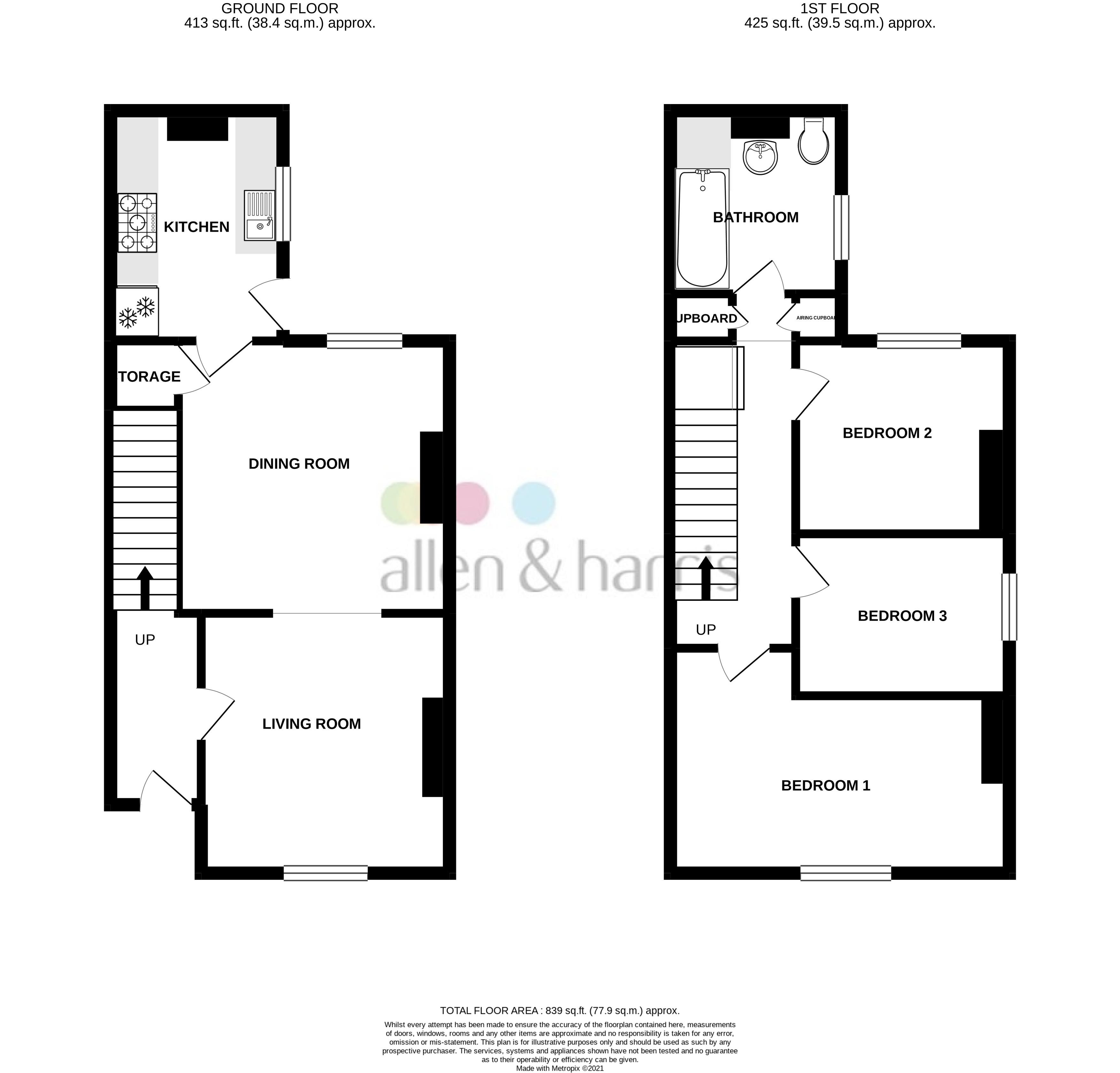 38, Church Street, DIDCOT floorplan