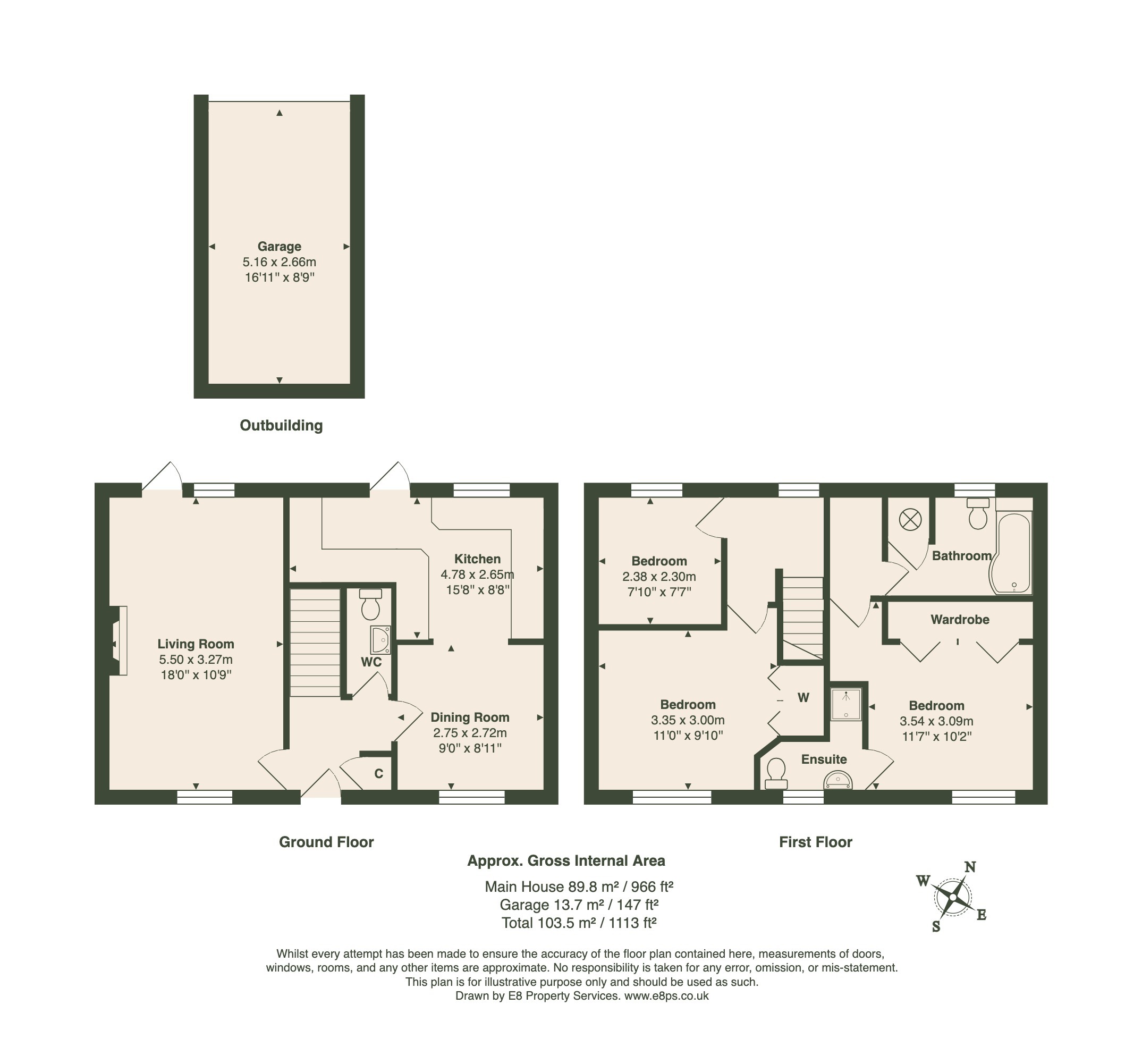 22, Birch Drive, Burford floorplan