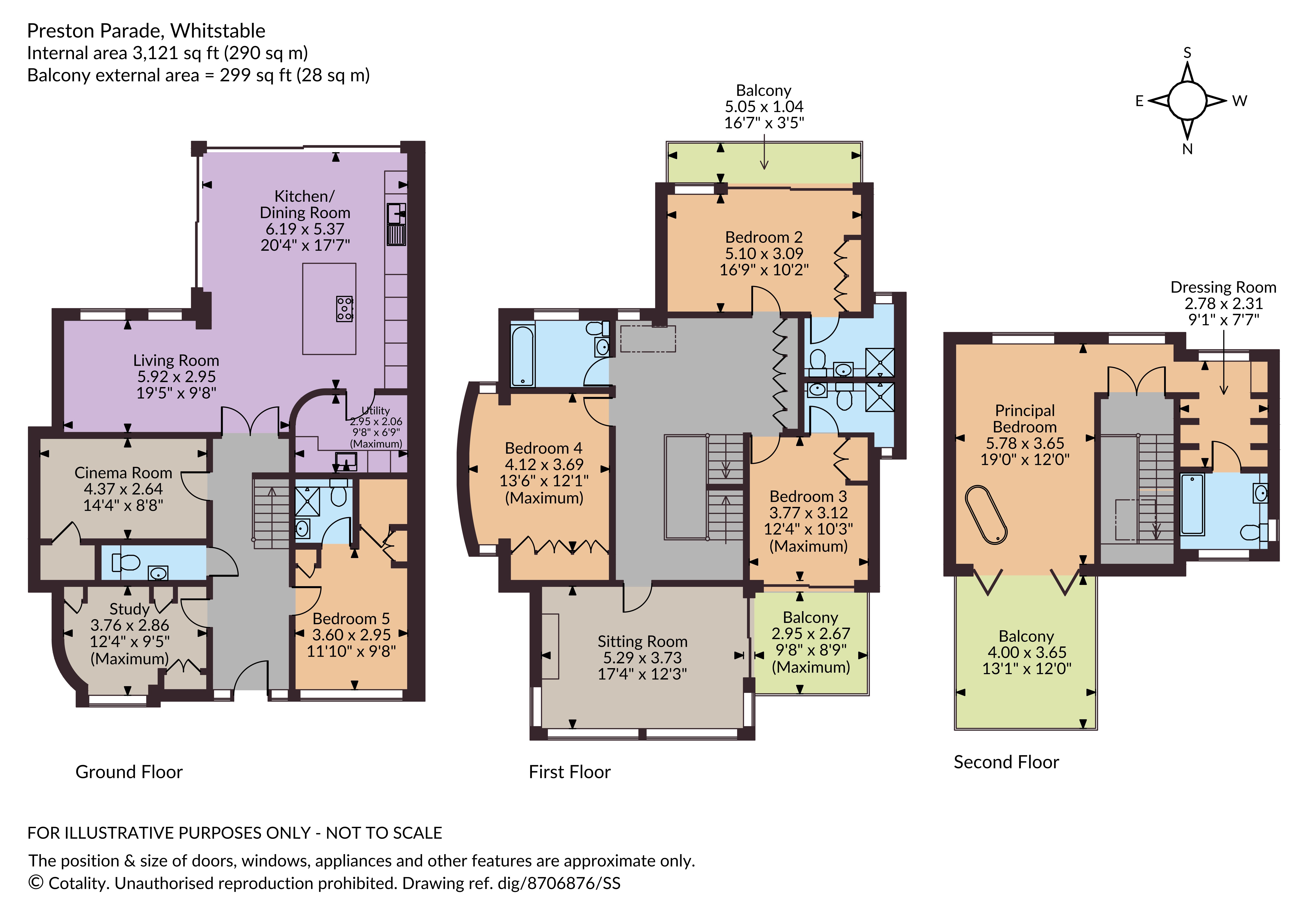 51, Preston Parade, Whitstable floorplan