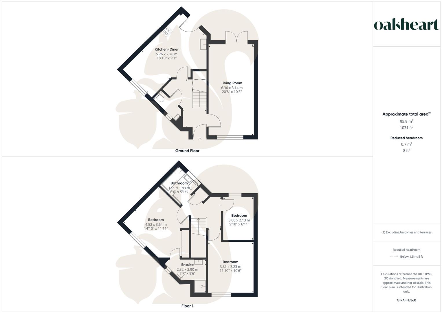 33, Overing Avenue, Sudbury floorplan