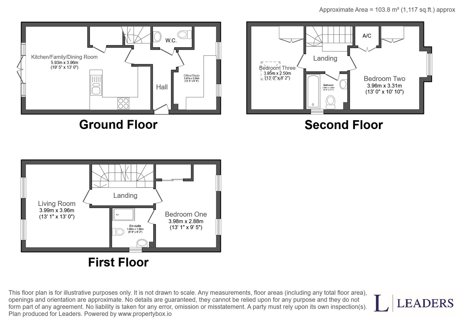 43, Hebbes Close, Bedford floorplan